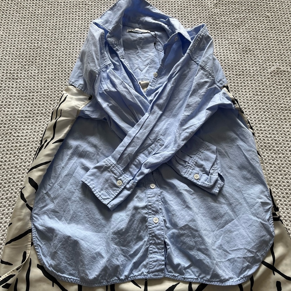 Zara oversized shirt